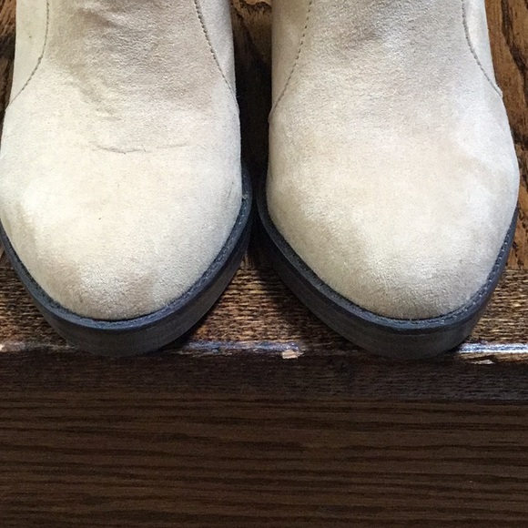 Zara Beige Suede Booties - Picture 3 of 13